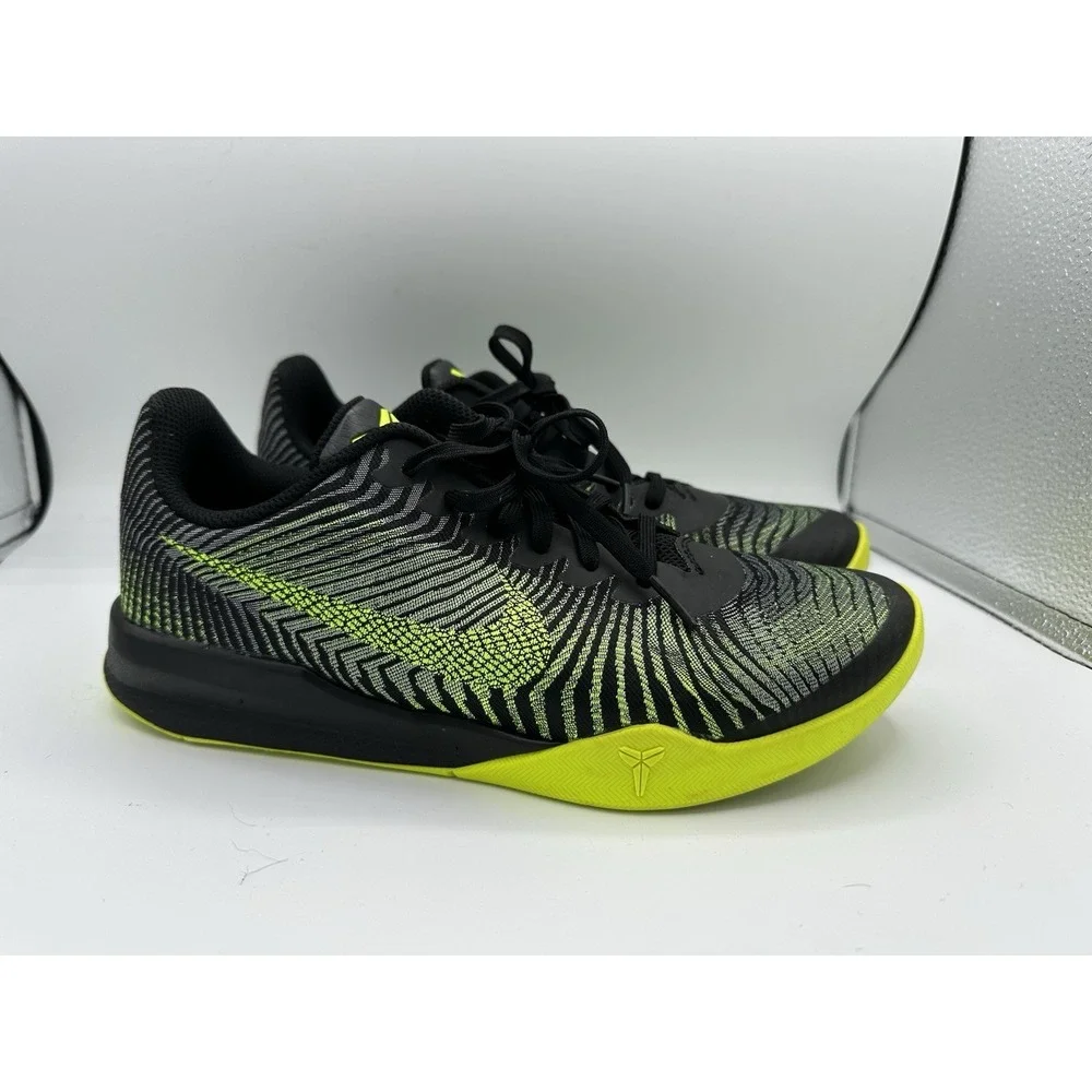 Nike KB Mentality 2 Mens Size 7.5 US Black Volt - Black Green‎ Great condition
